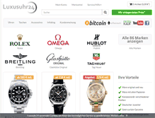 Tablet Screenshot of luxusuhr24.de